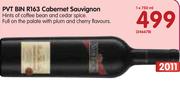 PVT Bin R163 Cabernet Sauvignon-1x750ml