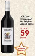 Jordan Chameleon No Sulphur Added Merlot-1x750ml