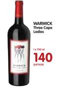 Warwick Three Cape Ladies-1x750ml