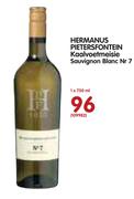Hermanus Pietersfontein Kaalvoetmeisie Sauvignon Blanc Nr 7-750ml