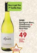 Spier Sauvignon Blanc, Chardonnay or Chardonnay/Pinot Noir-750ml