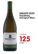 Groote Post Kapokberg Sauvignon Blanc-750ml