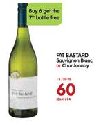 Fat Bastard Sauvignon Blanc or Chardonnay-750ml