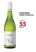 Weltevrede Vanilla Chardonnay-750ml