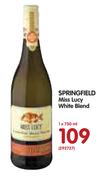 Springfield Miss Lucy White Blend-750ml