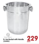 8Ltr Ice Bucket With Handle-Each