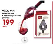 Vacu Vin Wine Aerator-Each