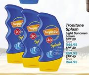 Tropitone Splash SPF 40 - 125ml