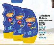 Tropitone Splash Light Suncreen SPF 20 - 125ml