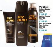 Piz Buin In Sun Spray SPF 30 - 200ml