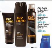 Piz Buin Active Spray SPF 20 - 150ml