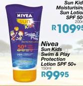 Nivea Sun Kids Swim & Play Protection Lotion SPF50+ - 150ml