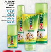 All Natural OnGuard Insect Repellent Pump Spray - 150ml