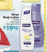 Nivea Body Lotion - 250ml Each