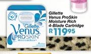Gillette Venus Proskin Moisture Rich 4-Up Cartridge