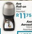 Axe Roll-on - 50ml Each