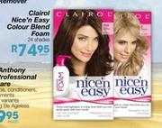 Clairol Nice'n Easy Colour Blend Foam 24 Shades-Each