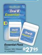 Oral-B Essential Floss - 50m Each