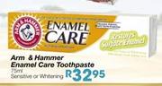 Arm & Hammer Enamel Care Toothpaste - 75ml