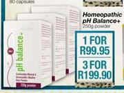 Homeopathic pH Balance+ Power-3x250g