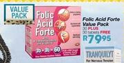 Folic Acid Forte Tablets-30's Plus 30's Free