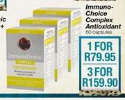 Immunochoice Complex Antioxidant Capsules-3x60's