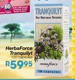 Herbaforce Tranquilyt Capsules-120's
