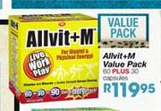 Allvit +M Capsules-60's Plus 30's 
