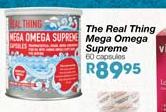 The Real Thing Mega Omega Supreme Capsules-60's