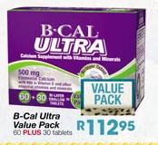 B-Cal Ultra Tablets Value Pack-60's Plus 30's