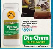 Lifestyle Nutrition 100% Pure Xylitol Granules-500g Plus 50g Extra