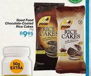 Good Food Chocolate-Coated Rice Cakes-70g Each