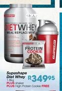 Supashape Diet Whey-1.8kg Plus Shaker Plus High Protein Cookie Free