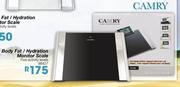 Camry Body Fat/Hydration Monitor Scale