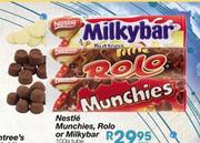 Nestle Munchies, Rolo, Milkybar - 100gm Tube Each