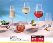 Galateo Glassware Range-Per 4 Pack