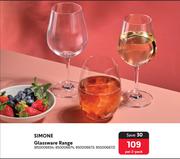 Simone Glassware Range-Per 2 Pack