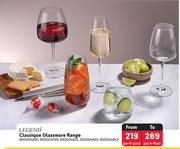Legend Classique Glassware Range-Per 4 Pack