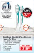 Philips Soni Care Standard Toothbrush Heads For Kids HX6042/33/203114/161737