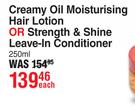 Cream Of Nature Argan Oil Cream Oil Moisturising Hair Lotion-250ml Each