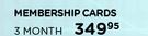 PS4 Membership Cards 3 Month