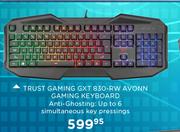 Trust Gaming GXT 830-RW Avonn Gaming Keyboard