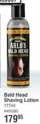 Arlo's Bald Head Shaving Lotion-177ml
