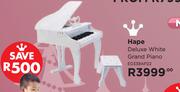 Hape Deluxe White Grand Piano EO338AP22