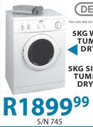 Defy White Tumble Dryer-5kg