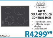 AEG Electrolux Ceramic Touch Control Hob-70cm