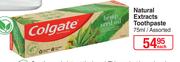 Colgate Natural Extracts Toothpaste Assorted-75ml Each
