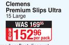 Clemens Premium Slips Ultra (15 Large)-Per Pack