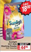 Sunlight 2 in 1 Auto Washing Powder Assorted-2kg