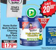 Home Butler Multi Surface Cleaning Wipes Bulk Pack-400 Wipes
